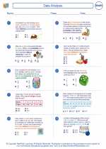 data analysis fifth grade mathematics worksheets and study guides