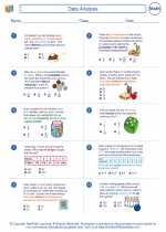 Mathematics - Fifth Grade - Worksheet: Data Analysis