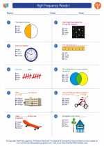 English Language Arts - Fifth Grade - Worksheet: High Frequency Words I