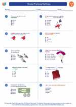 English Language Arts - Fourth Grade - Worksheet: Roots/Prefixes/Suffixes