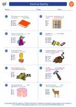 English Language Arts - Sixth Grade - Worksheet: Grammar/Spelling