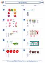 Mathematics - First Grade - Worksheet: Skip Counting