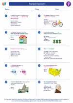 Social Studies - Sixth Grade - Worksheet: Market Economy