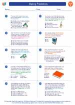 Making Predictions. Sixth Grade English Language Arts Worksheets and