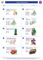 income and earning social studies worksheets and study guides third grade