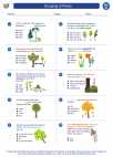 Science - Third Grade - Worksheet: Grouping of Plants