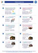 Science - Third Grade - Worksheet: Natural resources