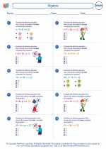 Mathematics - Fifth Grade - Worksheet: Algebra