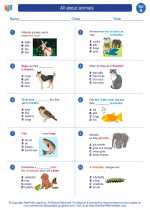 all about animals first grade science worksheets and answer keys study guides and vocabulary sets