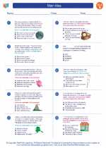 English Language Arts - Fourth Grade - Worksheet: Main Idea