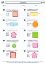 Mathematics - Fifth Grade - Worksheet: Perimeter