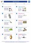 Science - First Grade - Worksheet: Light and sound
