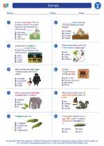 animals science worksheets and study guides second grade