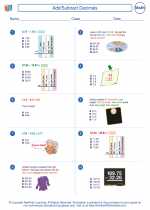 Mathematics - Fourth Grade - Worksheet: Add/Subtract Decimals