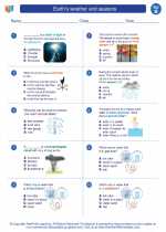 Science - Second Grade - Worksheet: Earth's weather and seasons