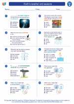 Science - Second Grade - Worksheet: Earth's weather and seasons