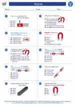 Science - Second Grade - Worksheet: Magnets