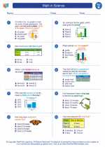 Science - Second Grade - Worksheet: Math in Science - 2nd grade level