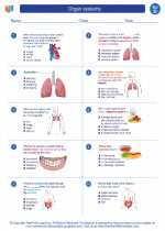 Organ Systems. 4th Grade Science Worksheets And Answer Keys, Study ...