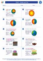Science - Fourth Grade - Worksheet: Earth - Inside and Out