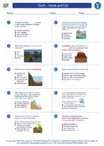 Science - Fourth Grade - Worksheet: Earth - Inside and Out