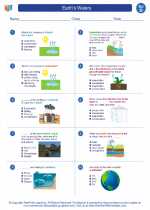 earth s waters fourth grade science worksheets and answer keys study guides and vocabulary sets