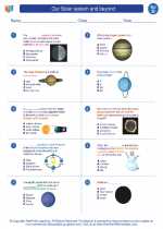 our solar system and beyond 4th grade science worksheets and answer