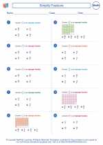 Mathematics - Fifth Grade - Worksheet: Simplify Fractions