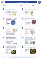 Science - Fifth Grade - Worksheet: The 6-Kingdoms of life