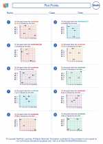 Mathematics - Fifth Grade - Worksheet: Plot Points
