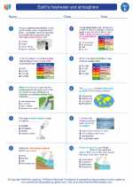 Earth's freshwater and atmosphere. 5th Grade Science Worksheets and