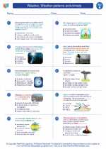 Weather, Weather patterns and climate. 5th Grade Science Worksheets and