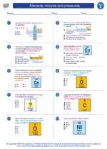 compounds and elements worksheet