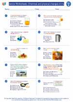 physical and chemical changes of matter grade 5