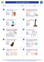 sound and light energy 5th grade science worksheets and answer key study guides and vocabulary sets