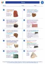 Rocks. 6th Grade Science Worksheets and Answer key, Study Guides and