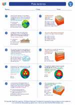 Science - Eighth Grade - Worksheet: Plate tectonics