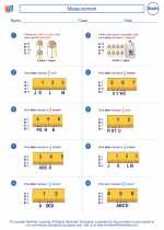 Mathematics - Fifth Grade - Worksheet: Measurement