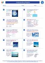 Science - Eighth Grade - Worksheet: Understanding Weather