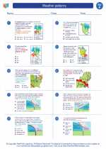 Weather patterns. 6th Grade Science Worksheets and Answer key, Study Guides and Vocabulary Sets.