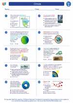 Science - Seventh Grade - Worksheet: Climate