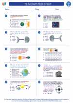 Science - Seventh Grade - Worksheet: The Sun-Earth-Moon System