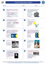 Science - Seventh Grade - Worksheet: The Sun-Earth-Moon System