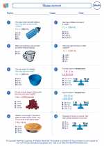 Mathematics - Fifth Grade - Worksheet: Measurement