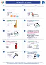 Science - Seventh Grade - Worksheet: The World of Life Science