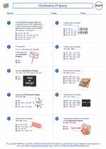 Mathematics - Sixth Grade - Worksheet: Distributive Property