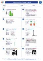 Science - Eighth Grade - Worksheet: Introduction to physical science