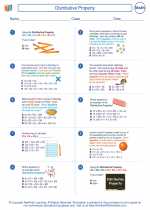 Mathematics - Sixth Grade - Worksheet: Distributive Property