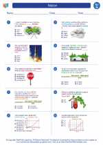 Science - Seventh Grade - Worksheet: Motion