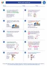 Science - Seventh Grade - Worksheet: Work and machines